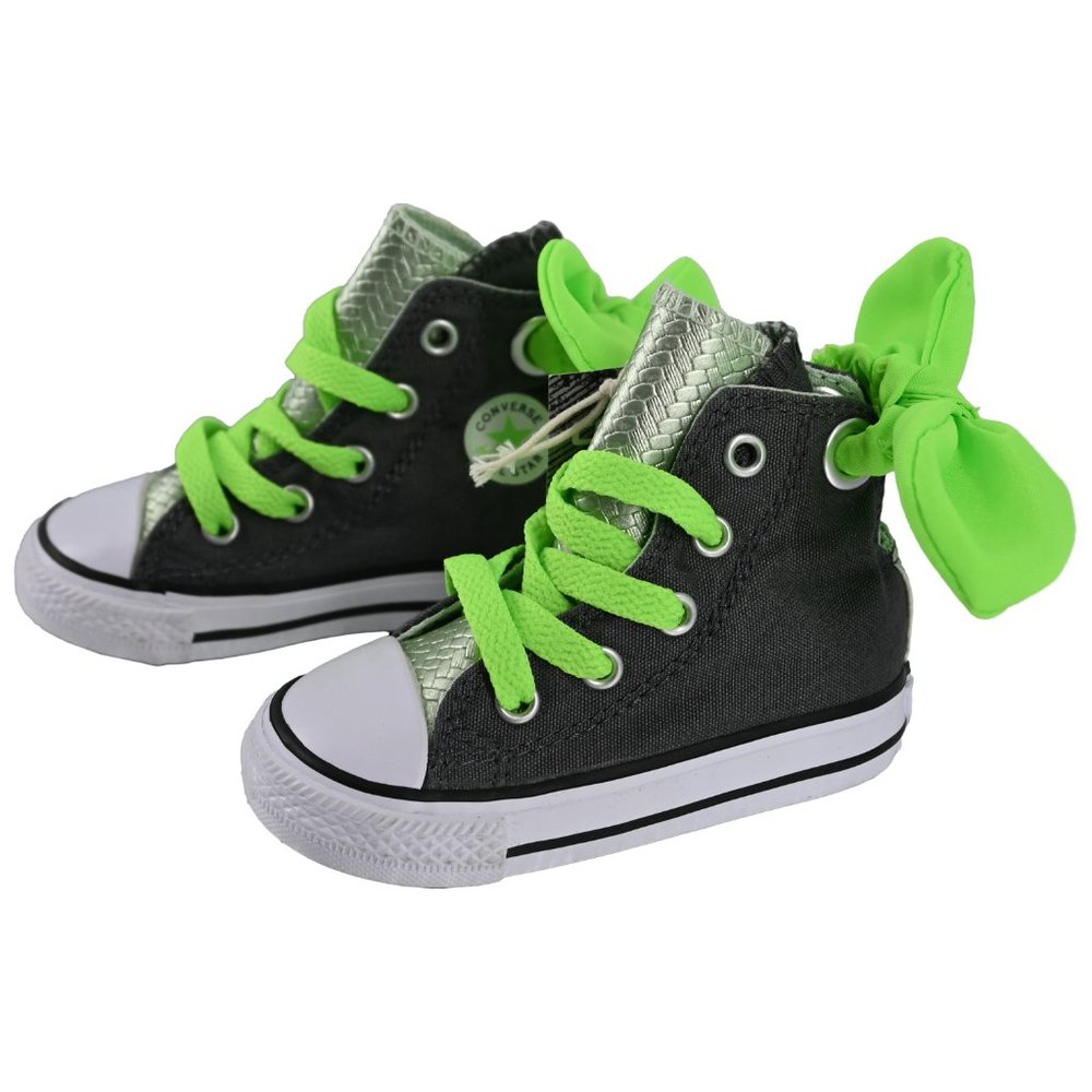 CONVERSE Kids All Star Chuck Taylor Bow High Top Sneakers